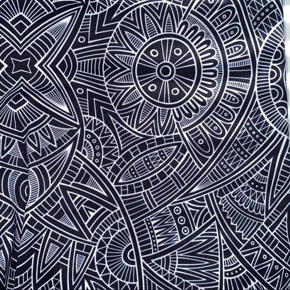 Do You Even Black and White Aztec Leggings - Picture 3 of 8